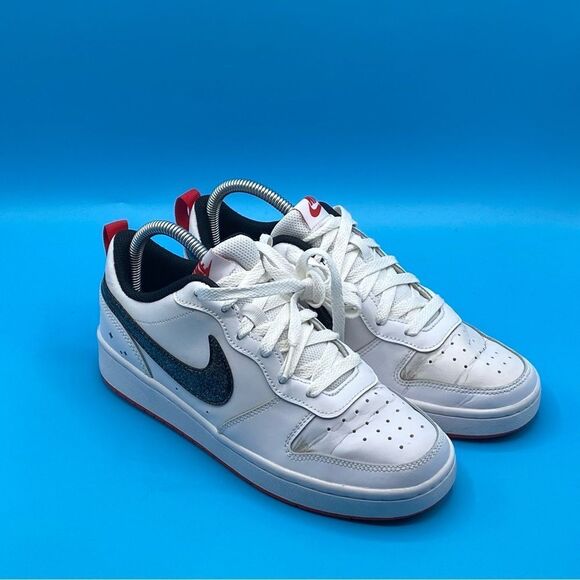 Nike Court Borough Low 2 SE GS White Very Berry - Picture 4 of 4